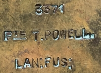 An Important GALLIPOLI ‘“Battle of Nek” CASUALTY 1914-15 Trio & Plaque. 3371 Pte Thomas Powell, 1/7th & 9th Bn. LANCASHIRE FUSILIERS   Killed in Action. 7th August 1915. FROM RUNCORN.