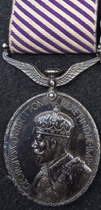 AN EXCESSIVELY RARE “CROWNED HEAD” DISTINGUISHED FLYING MEDAL & I.G.S. North West Frontier 1930-1931.L.A.C. JAMES ANTHONY DWYER. R.A.F. (60 Sqd) LAHORE. (One Of Only 22 “Crowned Head” D.F.M.s)