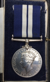 AN EXCEPTIONAL & VERY RARE WW2 (MEDITERRANEAN THEATRE) “SUBMARINE SERVICE” DISTINGUISHED SERVICE MEDAL, To: D/SSX 23807. WALTER EDGAR GARNHAM 
Temp/A/ C.P.O. W.E. GARNHAM  R.N.