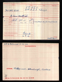 A Rare & Emotive ROYAL FLYING CORPS (CASUALTY) MILITARY CROSS, Lieut HAROLD F. DUNCAN. With Royal Condolence Telegram from King George V & Queen Mary,& Brother’s 5th H.L.I. WW1 & WW2 T.D. Group of Nine.