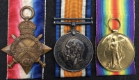 A HIGHLY DESIRABLE 1914-1915 “BEAUMONT-HAMEL” CASUALTY  TRIO. To: 13397. Pte J. TAYLOR 1st Bn LANCASHIRE FUSILIERS. 
KILLED IN ACTION.  SATURDAY 1st JULY 1916. “FIRST DAY OF THE BATTLE OF THE SOMME”.