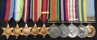 AN EXCEPTIONAL WW2, “1939-45, ATLANTIC, ARCTIC, AFRICA,  BURMA (Pacific), Defence & War, with N.G.S.(MALAYA) & KOREAN WAR, U.N. Group 11. Teleg A. Henderson R.N.  H.M.S. RENOWN (With Genuine Arctic Star)