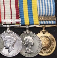 AN EXCEPTIONAL WW2, “1939-45, ATLANTIC, ARCTIC, AFRICA,  BURMA (Pacific), Defence & War, with N.G.S.(MALAYA) & KOREAN WAR, U.N. Group 11. Teleg A. Henderson R.N.  H.M.S. RENOWN (With Genuine Arctic Star)