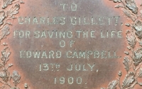 AN EXCEPTIONAL ROYAL HUMANE SOCIETY  “DOUBLE GALLANTRY”  LIFE SAVING PAIR of 1900 & 1905. To: CHARLES GILLETT.Master of Passenger Steamer “Premier” (Bristol). A veteran of over 15 life saving rescues.