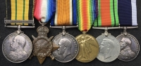 An attractive Africa General Service (Somaliland 1908-10) and 1914-15 Star Trio Defence Medal & LSGC Group of Seven With ROAB Gallantry Medal Chief Blacksmith T. E. Jones, Royal Navy