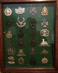 MAJOR & HIGHLY DESIRABLE EARLY BRITISH MILITARY BADGE COLLECTION of OVER  400 EXCELLENT AND RARE HELMET PLATES & HAT BADGES. A TRULY SUPERB ASSEMBLY of OVER 400 PIECES.