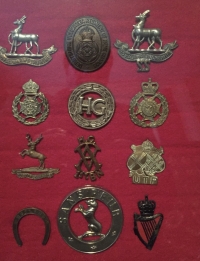 MAJOR & HIGHLY DESIRABLE EARLY BRITISH MILITARY BADGE COLLECTION of OVER  400 EXCELLENT AND RARE HELMET PLATES & HAT BADGES. A TRULY SUPERB ASSEMBLY of OVER 400 PIECES.