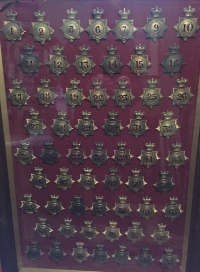 MAJOR & HIGHLY DESIRABLE EARLY BRITISH MILITARY BADGE COLLECTION of OVER  400 EXCELLENT AND RARE HELMET PLATES & HAT BADGES. A TRULY SUPERB ASSEMBLY of OVER 400 PIECES.