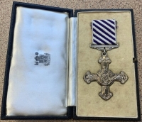 A VERY RARE & ATTRACTIVE “Anonymous” (MINT STATE)
DISTINGUISHED FLYING CROSS (1945) Aircrew Europe, (France & Germany), Africa Star (North Africa 1942) group of five. With Original Case.