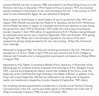 A “Unique and Impressive” RFC & RAF WW1 & II. “G.S.M.”KURDISTAN” M.S.M. (South Russia) & L.S.G.C. with Russian ”St Stanislaus” & IRAQ, King Faisal Medal. Group of twelve. To: 2.AM -Wing Cdr Leonard Mitchell, R.F.C. & R.A.F.