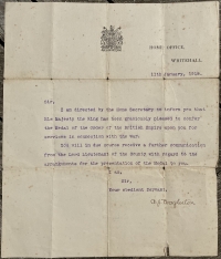 AN UNUSUAL MEDAL OF THE ORDER OF THE BRITISH EMPIRE, One of the Very First Awards (Civil Gallantry, Aug,1917)  & QUEEN’s SOUTH AFRICA (4 Clasps). 6876 Pte F.A. Hesman. 2nd Rl West Kents & Imp’ Mil’y Railway Police,1901.