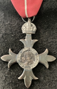 A Unique Royal E.Kents (The Buffs) MBE (Mily) & GSM (Palestine) WW2 service, GSM Africa (KENYA) for Mau-Mau Troubles. QEII 1953, & Rare “Swedish, Order of Dannebrog, Knight III Class” Given personally by King Frederick IX.