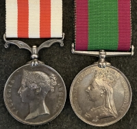 A Senior Indian Army Medical Officer’s Group
C.B. (Mil) Indian Mutiny Medal (3 x MID), Afghan War Medal. Surgeon & Sgn Major (Deputy Surgeon General) Dr ALFRED ETESON.Indian Med’ Service, Bengal Med’ Dept & Bengal Arty.