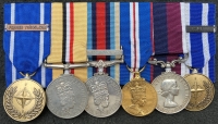 A Rare and Desirable “Two Brothers” double group assembly  
with R.A.F. “AIR OPERATIONS IRAQ”, CSM with AFGHANISTAN  & IRAQ medals, plus LSGC (R.A.F.). An excellent family assembly of Eleven Medals & One Medallion.