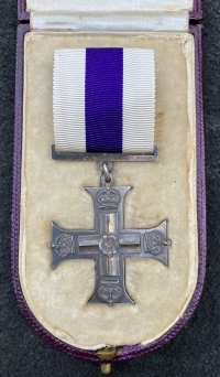 An Extremely Rare  “INTELLIGENCE CORPS” (Special Agent’s) MILITARY CROSS & 1914-15 Star Trio with M.I.D. & Commemorative Plaque. 2nd Lt HENRY M. MAITLAND. Died of Spanish Flu & pneumonia 10th NOVEMBER 1918.