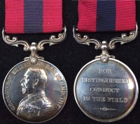 A Superb “Battle of Festubert” DISTINGUISHED CONDUCT MEDAL (Single) With an outstanding “One Man Army” Battle Citation.
A Motherwell man. 1339 L/ Cpl ROBERT SAMPSON. 1st/6th (Cameronians) Scottish Rifles.T.F.