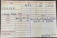Fine “BATTLE OF ARRAS” MILITARY MEDAL. A Later Casualty KILLED IN ACTION at “BATTLE OF MENIN ROAD” (3rd Battle of Ypres) 21.9.17 46559. Sgt C.T. COOPER. 122 Coy, M.G.C. A Native of Ilkeston, Derbyshire. Age 23.